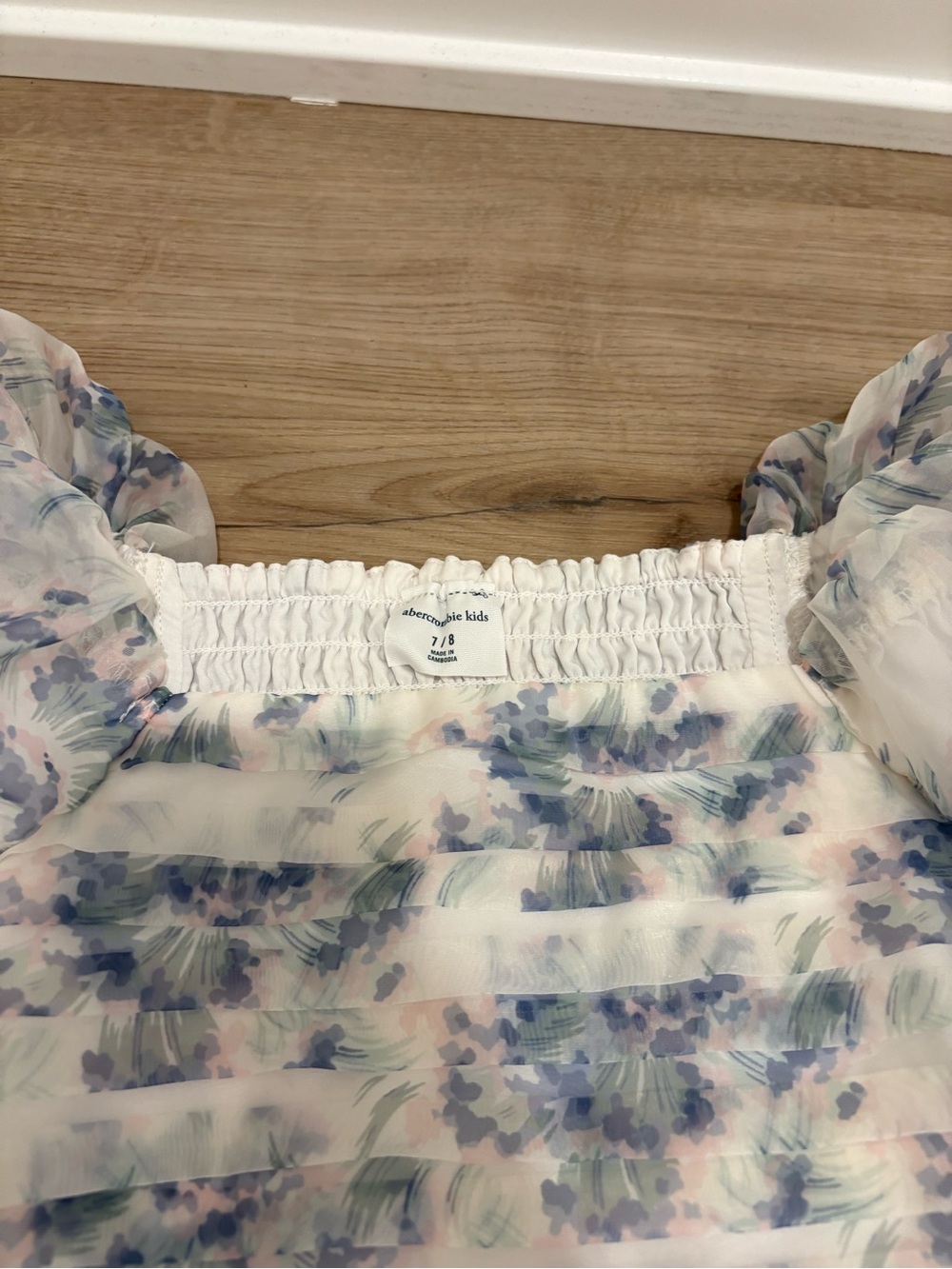 Abercrombie Kids Floral Skirt and Top Set Size 7/8 - Picture 3 of 5
